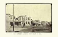 High Street (looking South-West) in 1880.