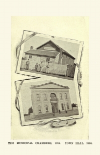 Municipal Chambers, 1864 and Town Hall, 1884.