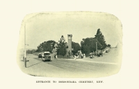 Entrance to Boroondara Cemetery, Kew.