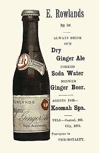 E. Rowlands’ Dry Ginger Ale